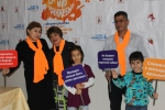 The action &quot;Let&#039;s make the world orange!&quot; in Dushanbe