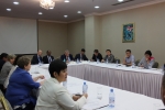 Рабочая встреча с М.Сидибе в г. Астана
