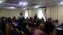 Round table on the discussion of the draft State program on overcoming HIV infection for 2017-2021. in Bishkek