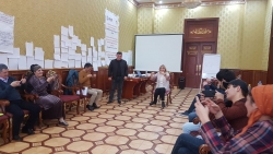 Тренинг в рамках проекта «Лидер ЛЖВ» в г. Душанбе