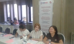 Каскадные тренинги в рамках проекта «Лидер ЛЖВ» в Кыргызстане